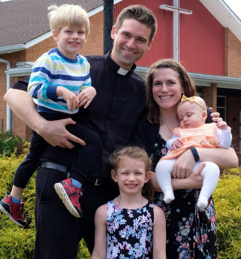 Reverend Adam Carnehl and family